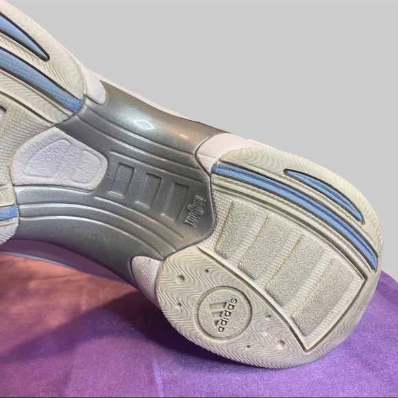 Adidas Blue & White Women’s Torsion Trainers Size 8.5 - Picture 3 of 3